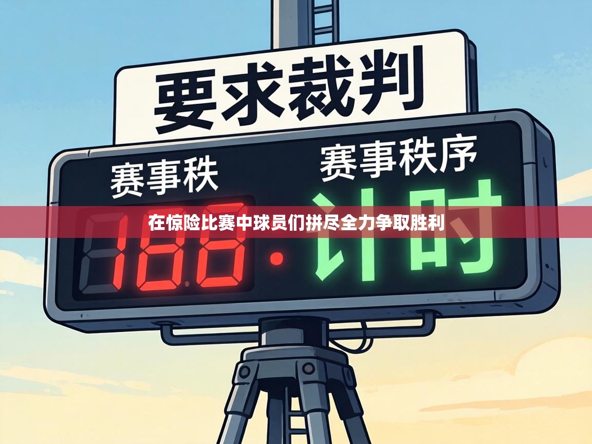 在惊险比赛中球员们拼尽全力争取胜利  第1张